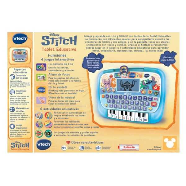 vtech tablet educativa de stitch (vtech - 586122) vtech tablet educativa de stitch (vtech - 586122)