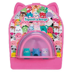 squishalongs mochila party pack playset (jazwares - sqal0037)
