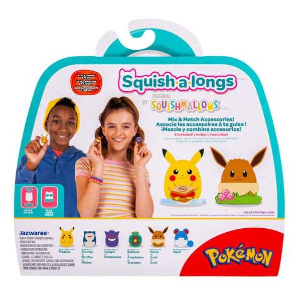 squishalongs pack de 4 figuras pokemon surtidas (jazwares - sqal0067) squishalongs pack de 4 figuras pokemon surtidas (jazwares - sqal0067)