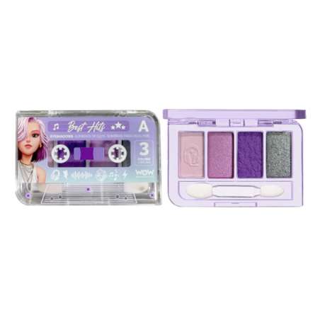 wow generation paleta de sombras mini casete (kids licensing - wow00176)