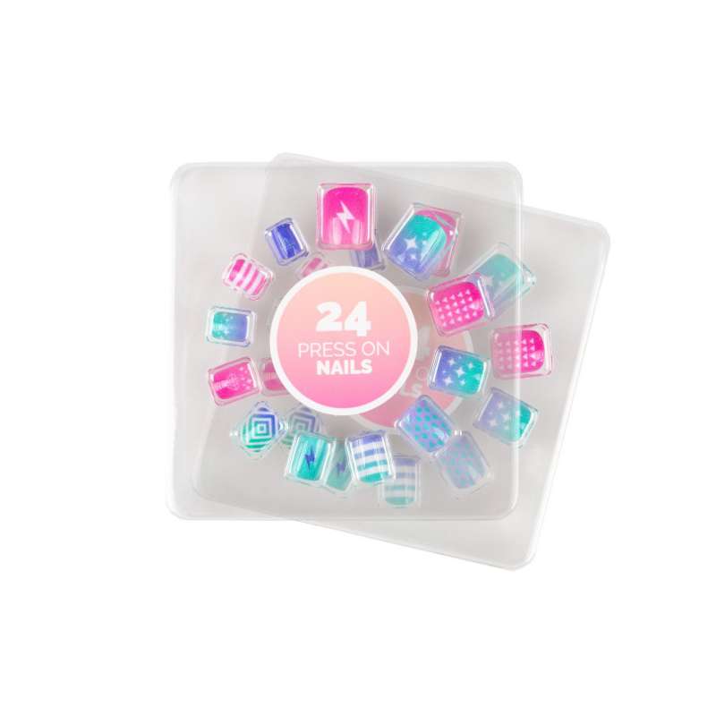 wow generation set de 24 uÑas adhesivas (kids licensing - wow00178)