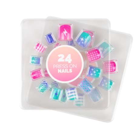 wow generation set de 24 uÑas adhesivas (kids licensing - wow00178)
