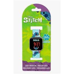 stitch reloj led (kids licensing - las4039)
