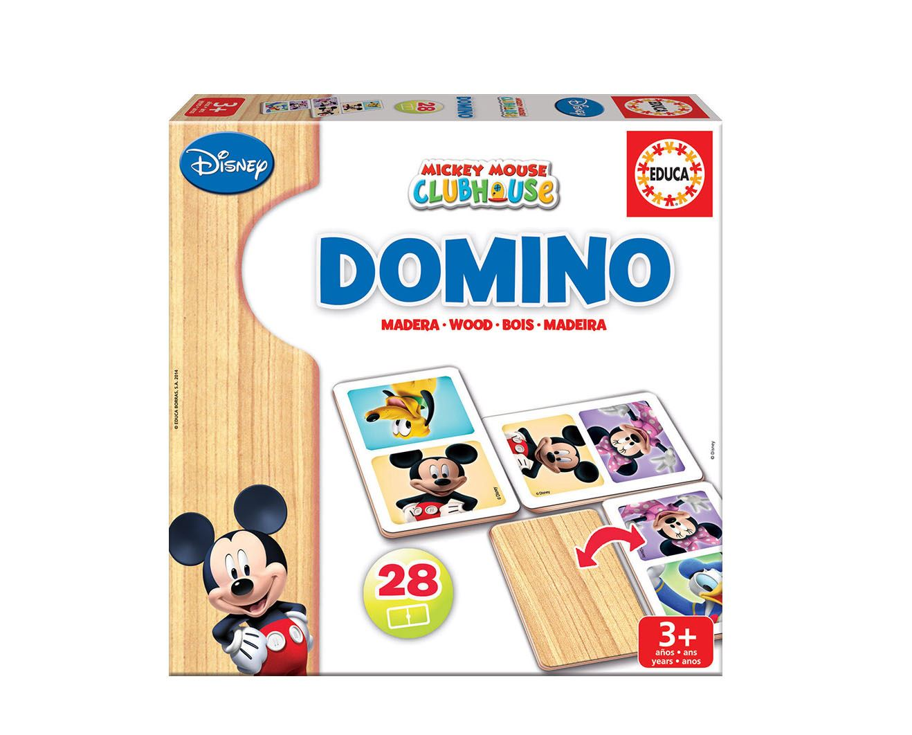 domino mickey / minnie 28 pzas domino mickey / minnie 28 pzas