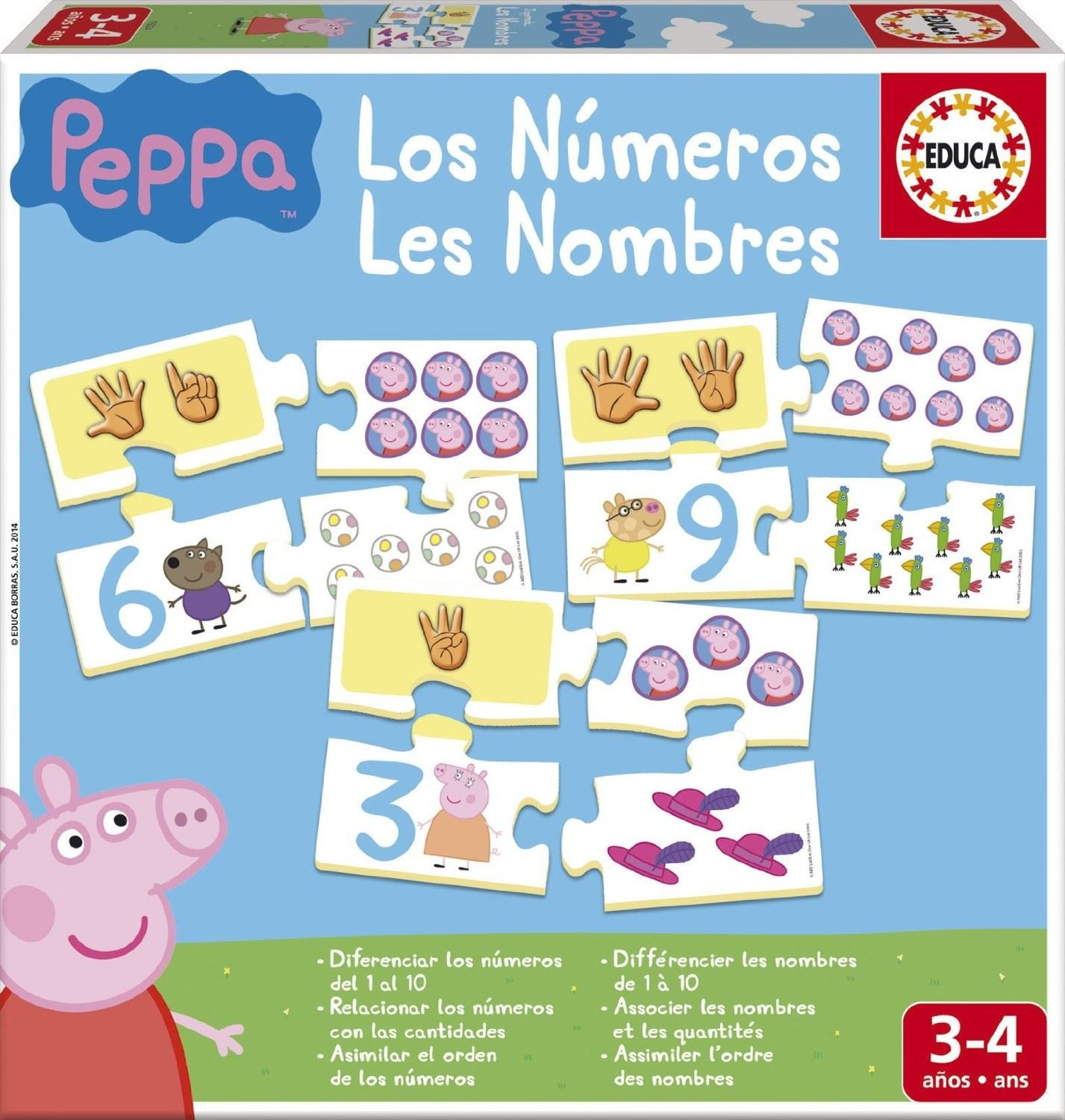 aprendo los numeros peppa pig