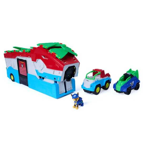 paw patrol vehiculo centro de mando dino (spin master - 6076044)