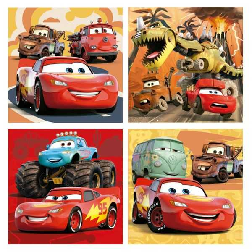 puzzle maleta progresivo cars pixar (educa - 19677)