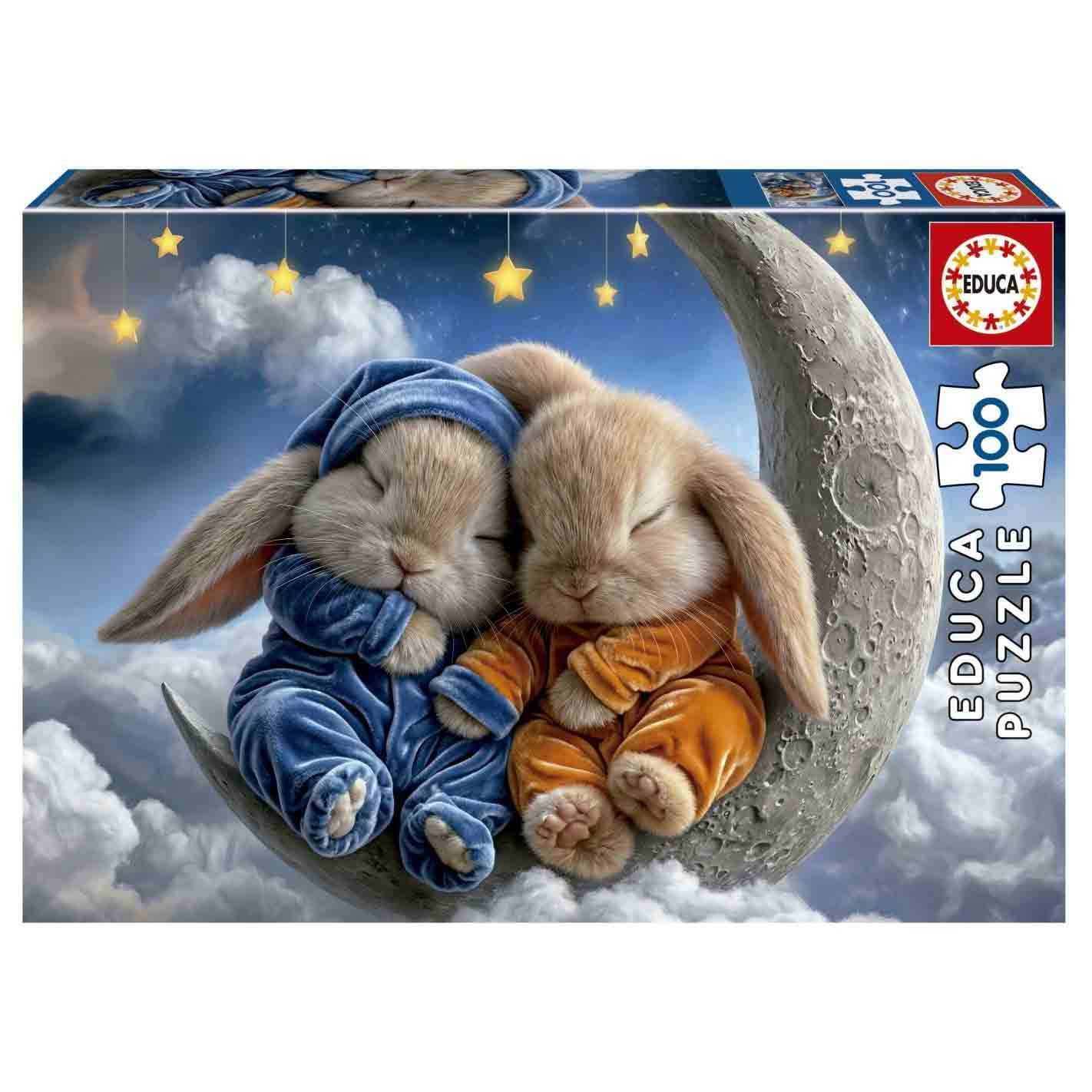 puzzle 100 piezas sueÑos de conejitos (educa - 20498)