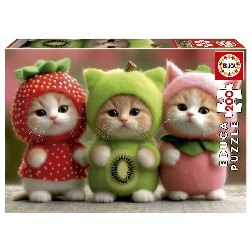 puzzle 200 piezas gatitos frutales (educa - 20496)