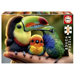 puzzle 200 piezas pajaritos bebe (educa - 20497)