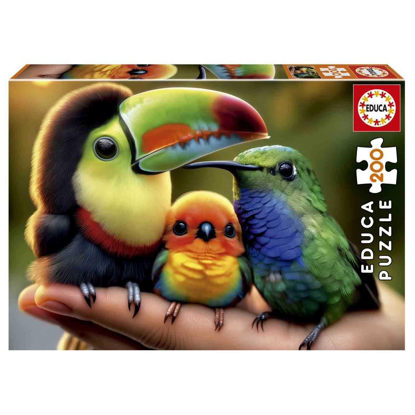puzzle 200 piezas pajaritos bebe (educa - 20497)
