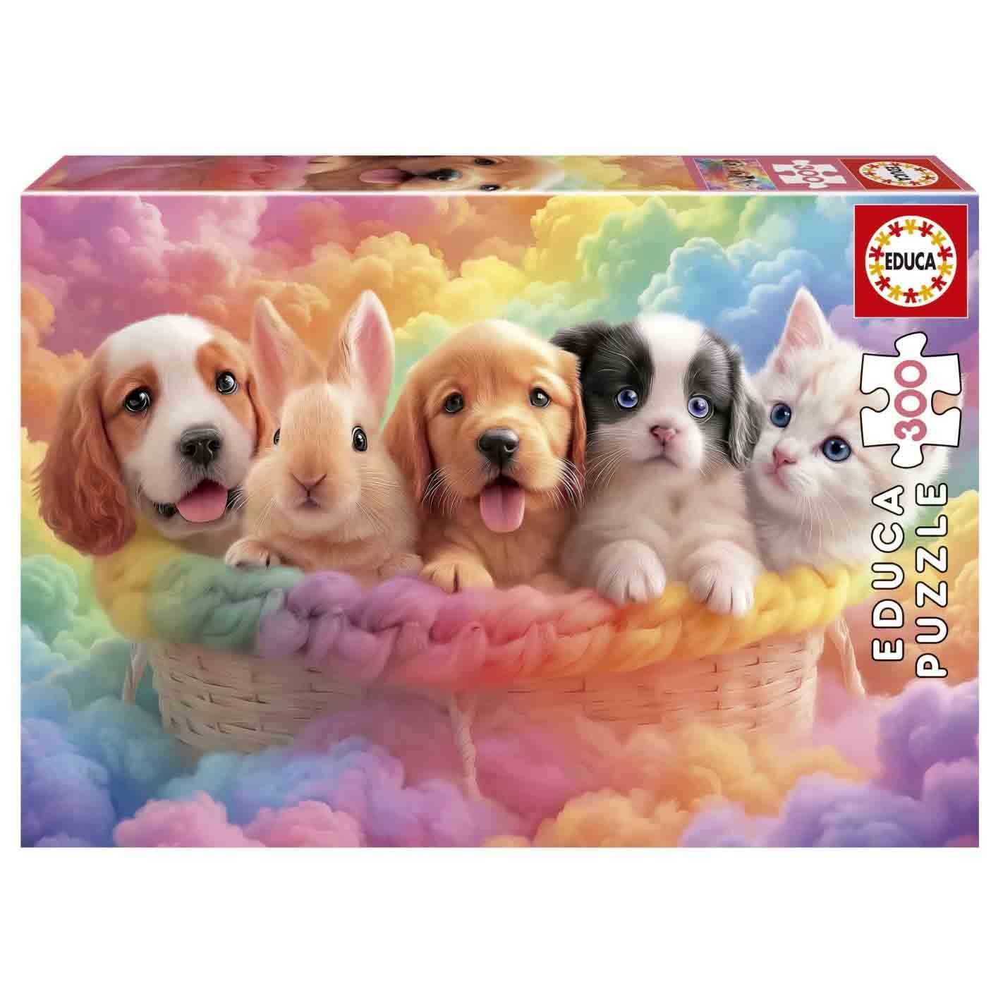 puzzle 300 piezas amigos del cesto (educa - 20494)