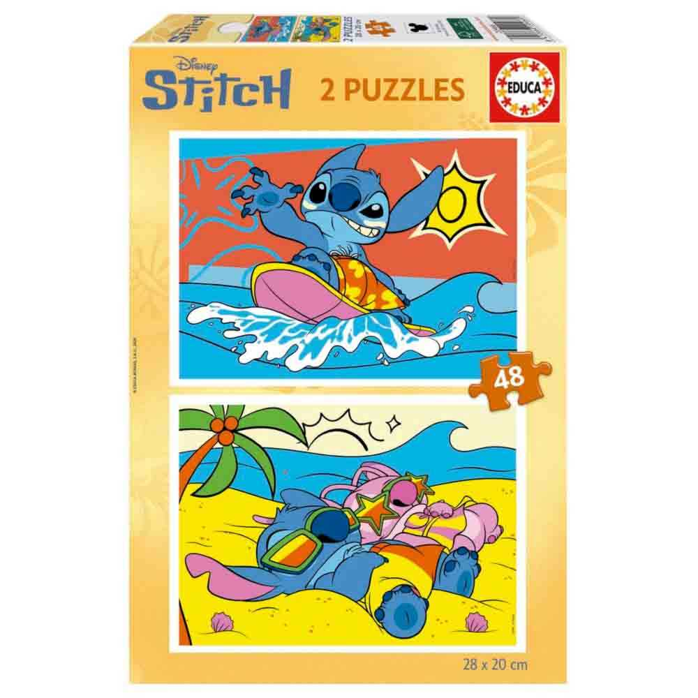 puzzle 2x48 piezas lilo & stitch (educa - 20466)