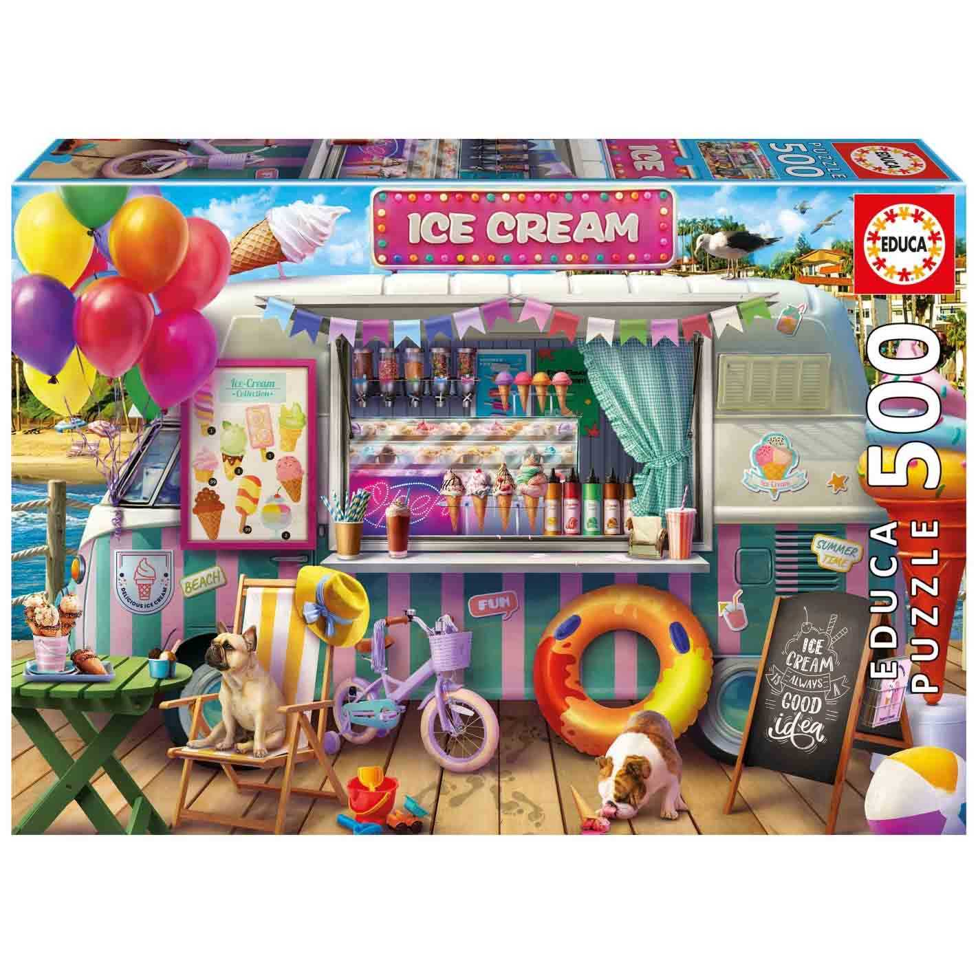 puzzle 500 piezas furgoneta de helados (educa - 20546) puzzle 500 piezas furgoneta de helados (educa - 20546)