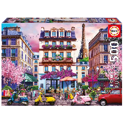 puzzle 500 piezas distrito de compras paris (educa - 20548)
