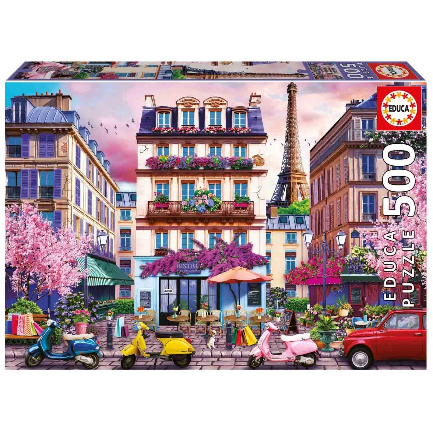 puzzle 500 piezas distrito de compras paris (educa - 20548)