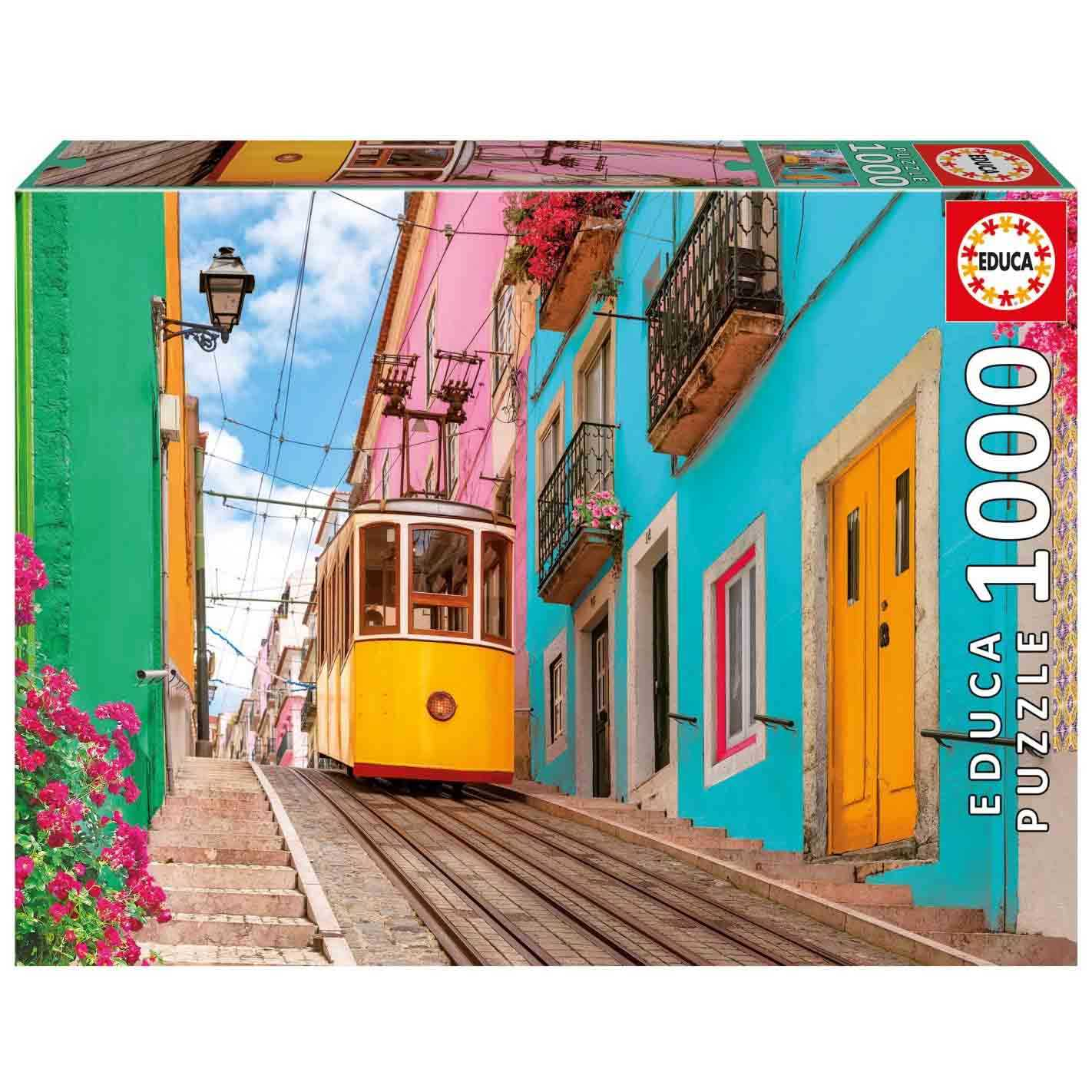 puzzle 1000 piezas lisboa colorida (educa - 20552)
