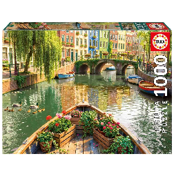 puzzle 1000 pzas paseo en barco por amsterdam (educa - 20563)