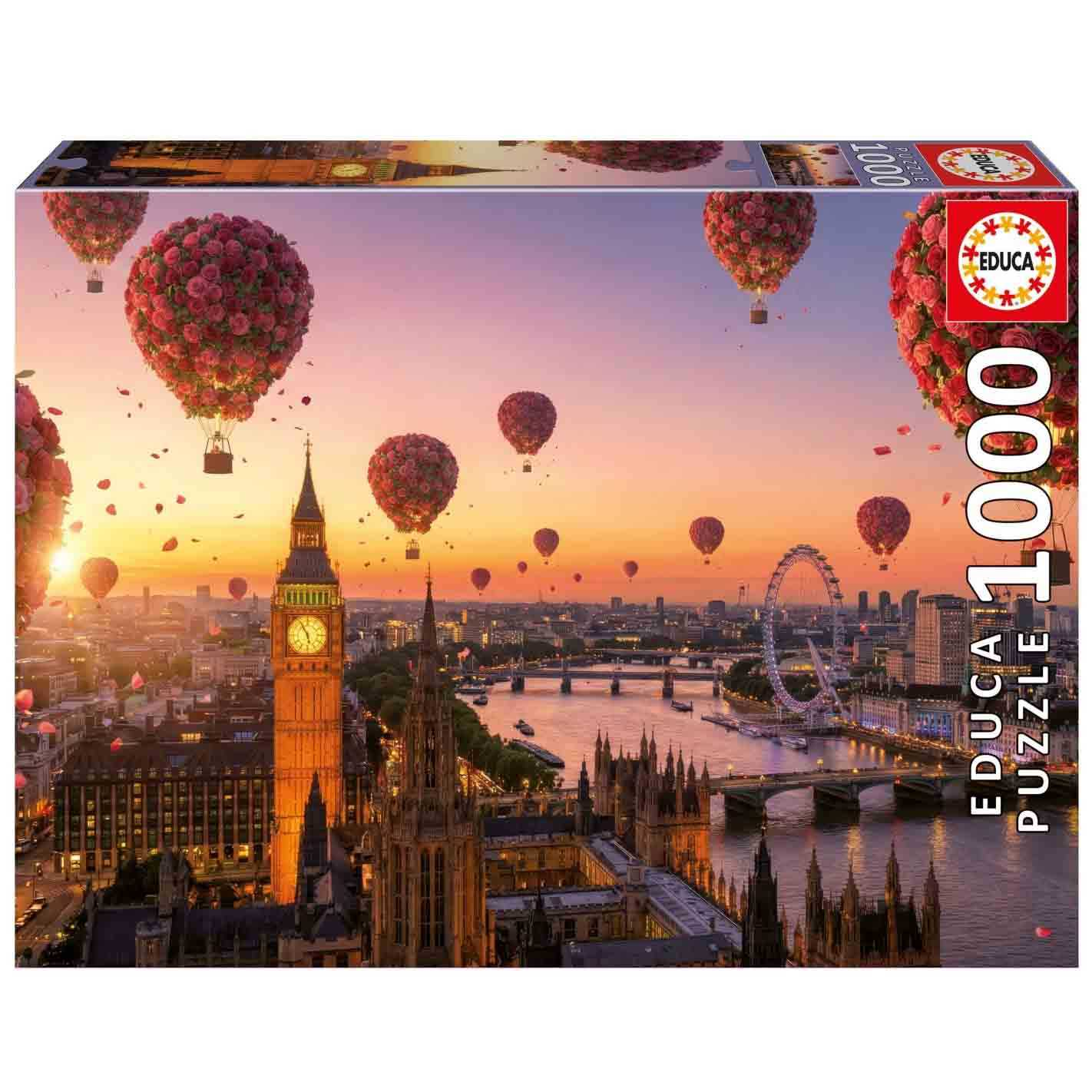 puzzle 1000 piezas londres en flor (educa - 20565)