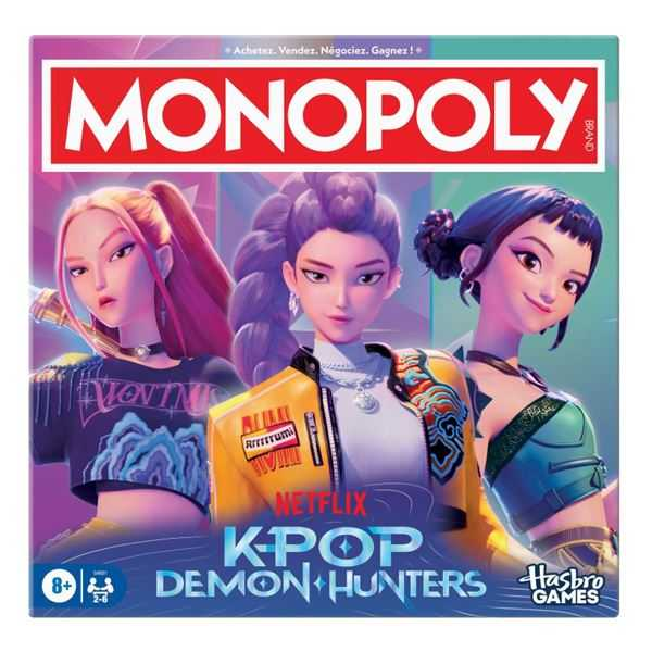 k-pop demon hunters monopoly (hasbro - g4601105)