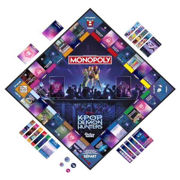 k-pop demon hunters monopoly (hasbro - g4601105) k-pop demon hunters monopoly (hasbro - g4601105)