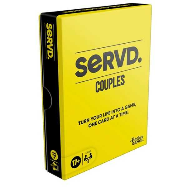 servd parejas juego de cartas (hasbro - g3533105)