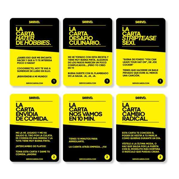 servd parejas juego de cartas (hasbro - g3533105)