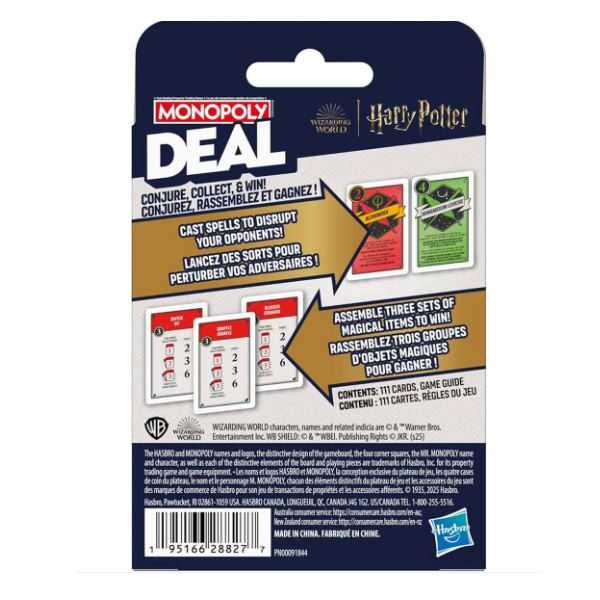 monopoly deal harry potter (hasbro - g0717eds) monopoly deal harry potter (hasbro - g0717eds)