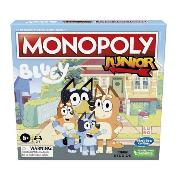 monopoly junior bluey (hasbro - f5687105)