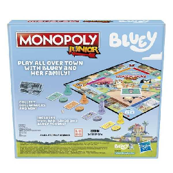 monopoly junior bluey (hasbro - f5687105)