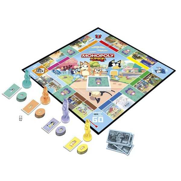 monopoly junior bluey (hasbro - f5687105) monopoly junior bluey (hasbro - f5687105)