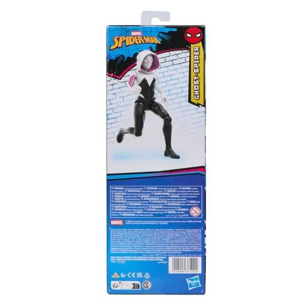 spiderman figura titan ghost spider (hasbro - g28585x0)