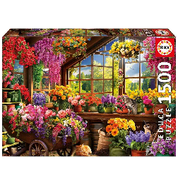 puzzle 1500 piezas cobertizo de jardineria (educa - 20567)
