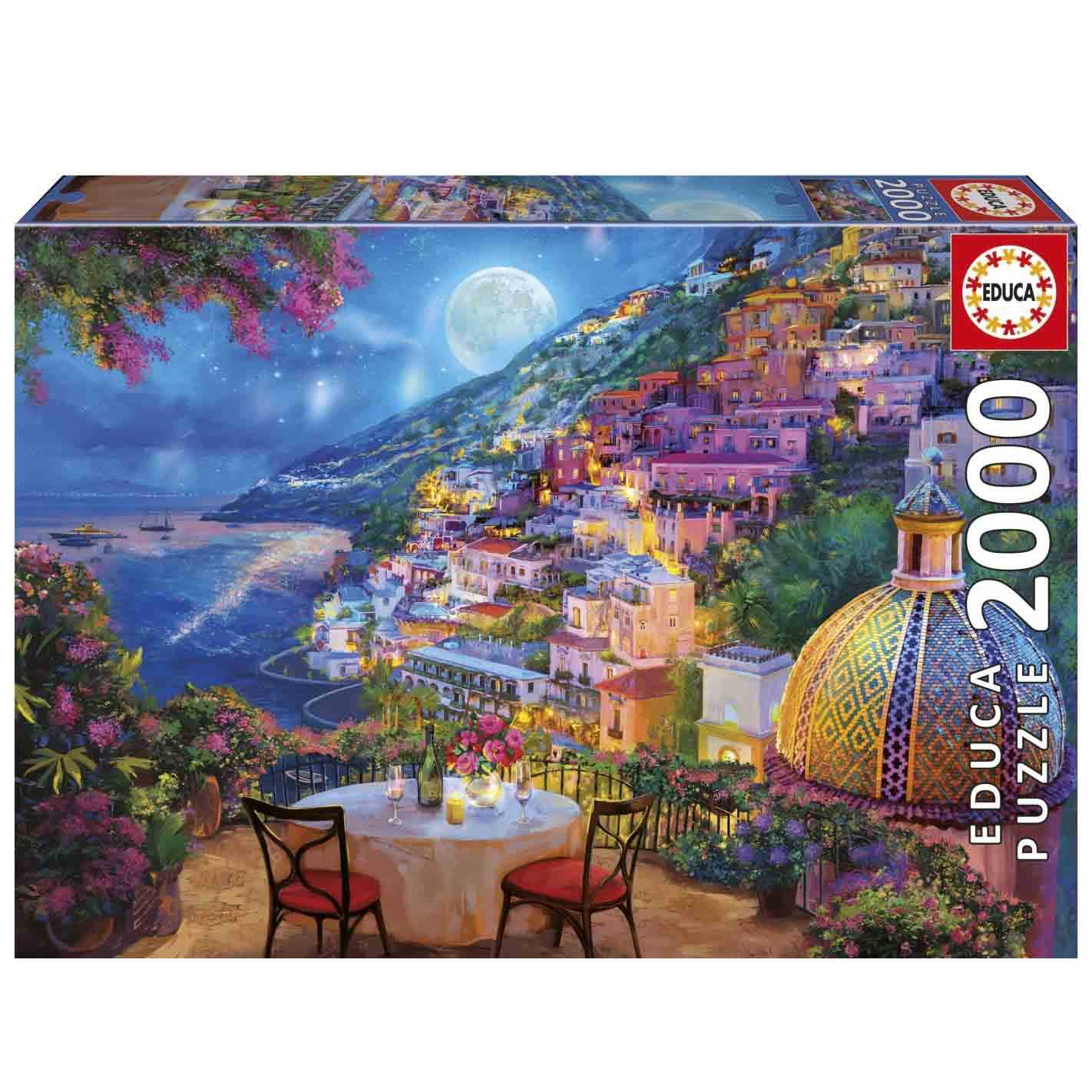 puzzle 2000 pzas cita nocturna en positano puzzle 2000 pzas cita nocturna en positano