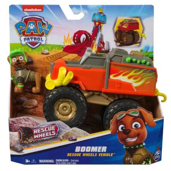 paw patrol rescue wheels vehiculo boomer (spin master - 6070318)