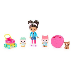 gabby dollhouse pack figuras kitty care (spin master - 6069425)