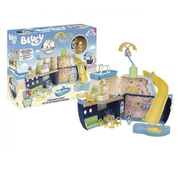moose bluey barco de crucero (moose toys - 19393)