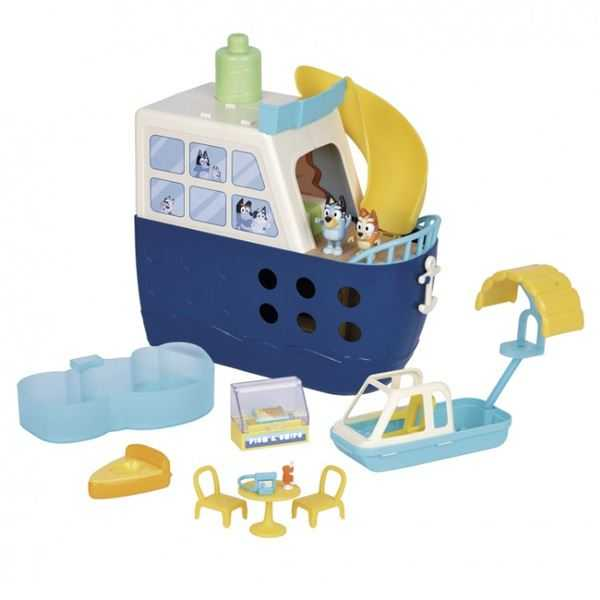 moose bluey barco de crucero (moose toys - 19393)