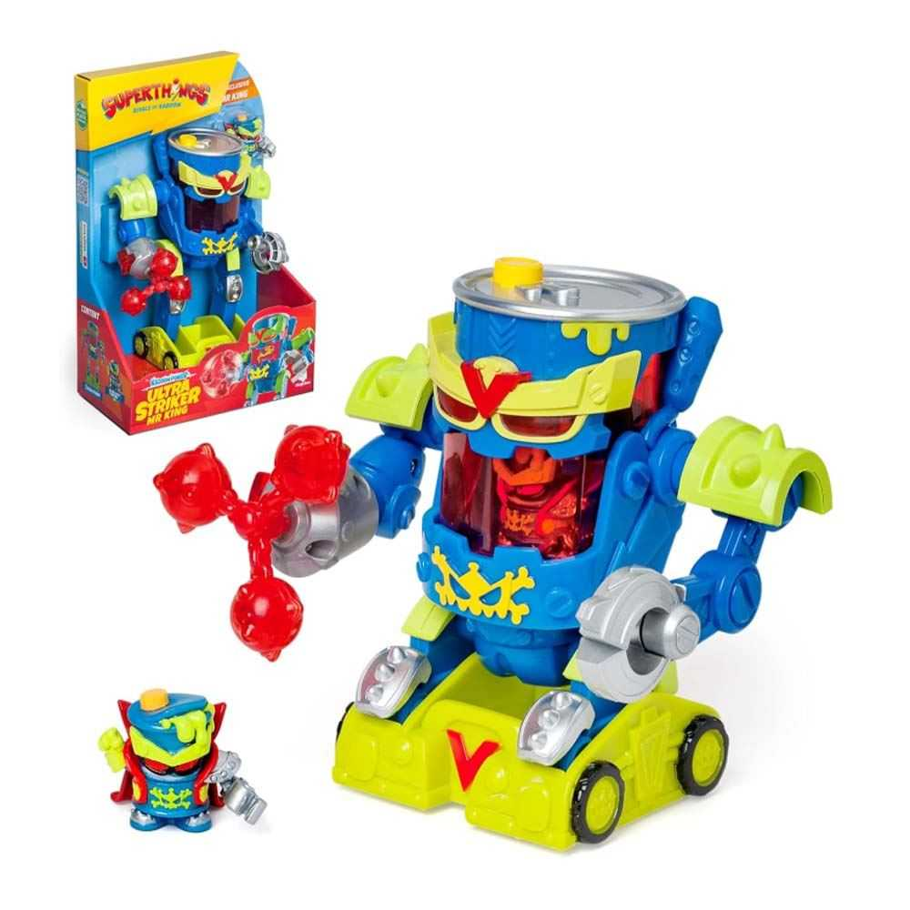 superthings k.power mission ultra striker mr.king (magic box - pstsp116in250) superthings k.power mission ultra striker mr.king (magic box - pstsp116in250)