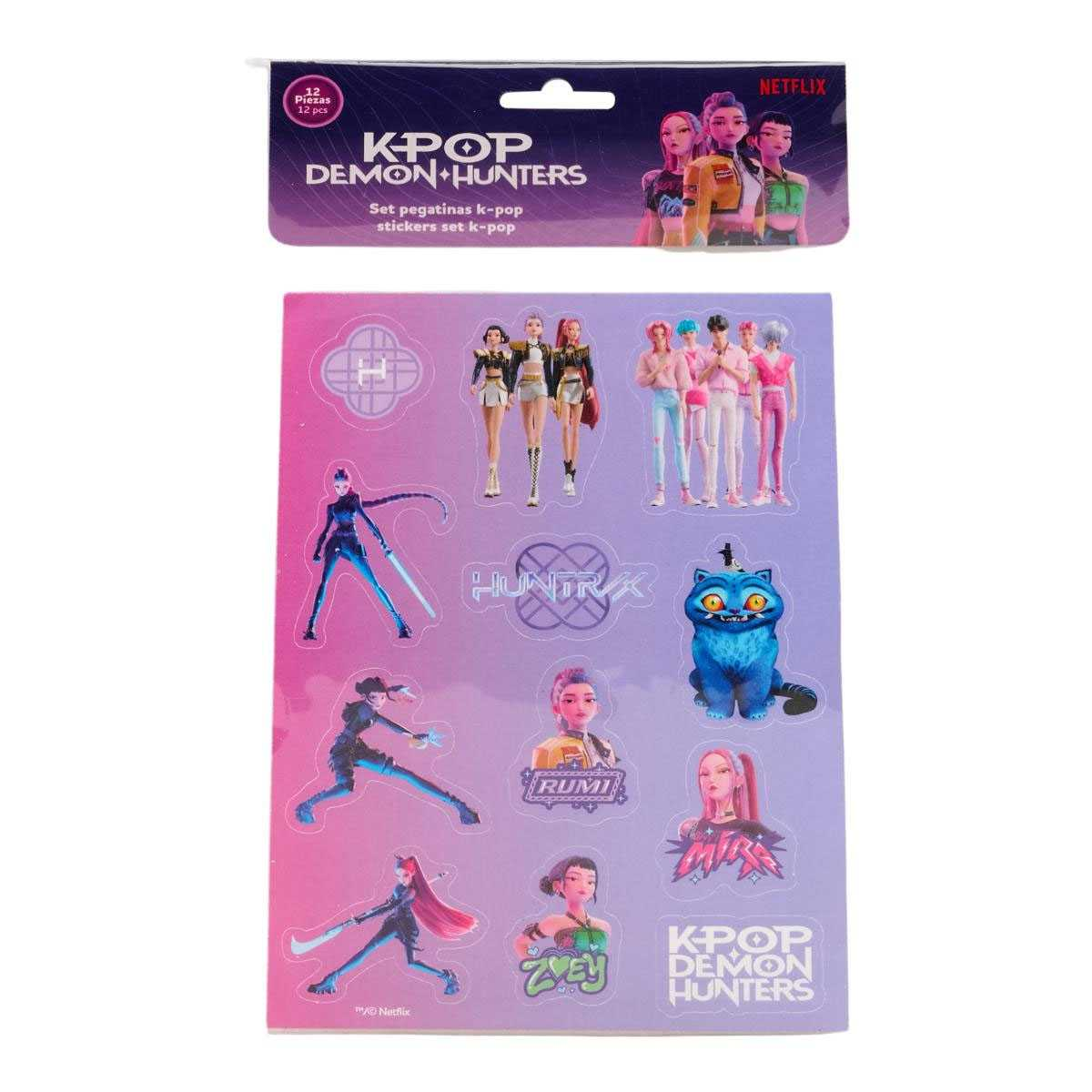 k-pop demon hunters set pegatinas (safta - 342660913)