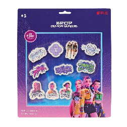 k-pop demon hunters set 10 gomas de borrar (safta - 342660166)