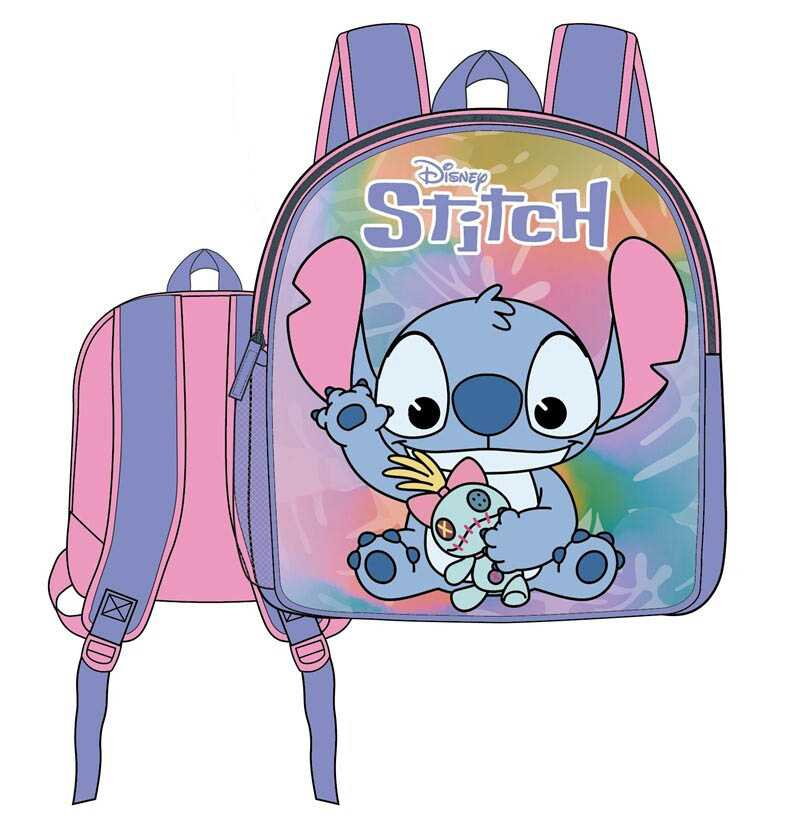 lilo & stitch mochila 25x22x10 cm (new import - nw1774)