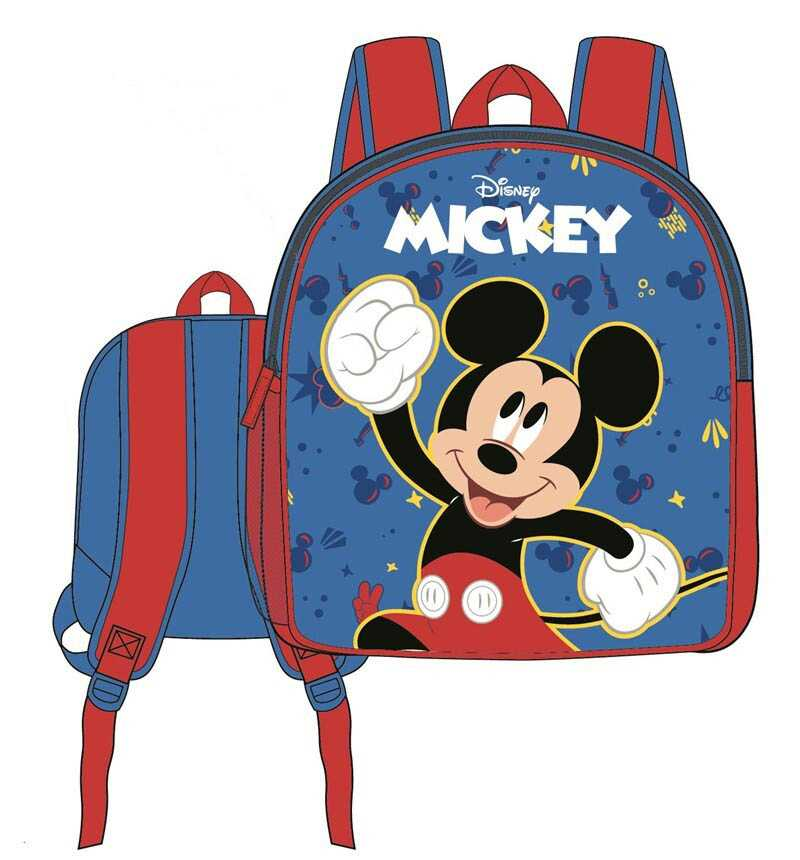 mickey mochila infantil 25x22x10 cm (new import - nw1816)