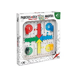 parchis oca tablero madera