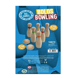 juego bolos madera (cayro - 148)