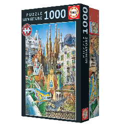 puzzle 1000 piezas gaudi collage (educa - 20376)