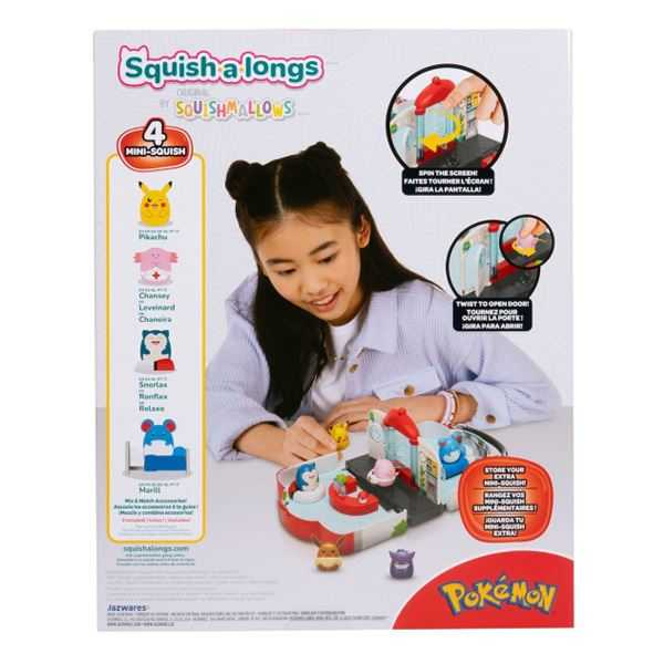 squishalongs playset pokemon center (jazwares iberia - sqal0071) squishalongs playset pokemon center (jazwares iberia - sqal0071)