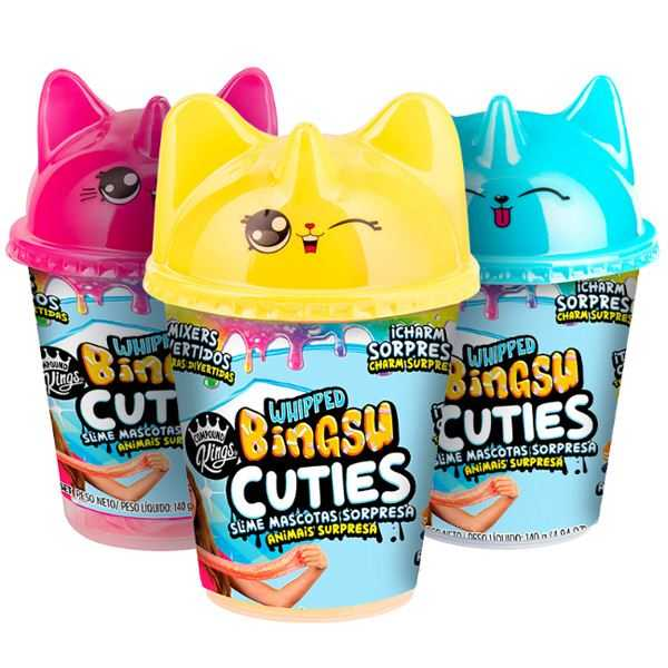 bingsu cuties slime mascotas sorpresa (bizak - 63331645)