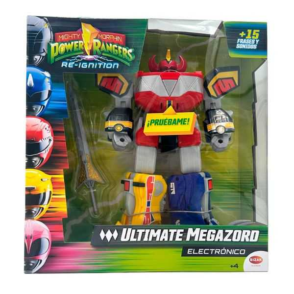 power rangers ultimate megazord electronico (bizak - 62518691)