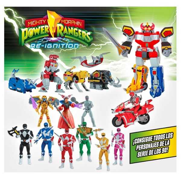 power rangers ultimate megazord electronico (bizak - 62518691)
